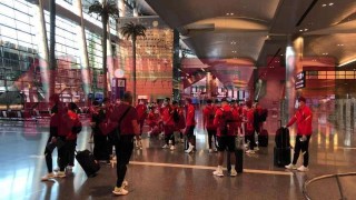 kaiyun官方-国足抵达多哈快速出关 降低风险到酒店后核酸检测